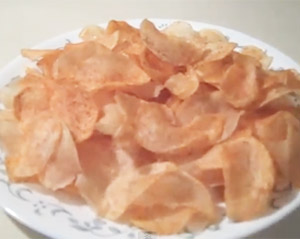 homemade potato chips