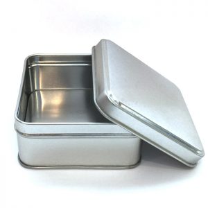 Square Metaol Spice Tins