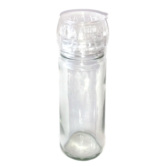 4 oz Glass Spice Bottle with Plastic Grinder Tops – Grate Grinds