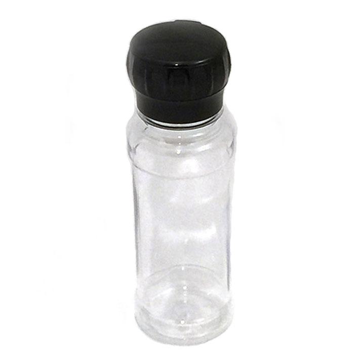 4 oz Glass Spice Bottle with Plastic Grinder Tops – Grate Grinds