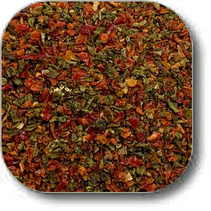 Red and Green Bell Pepper Granules